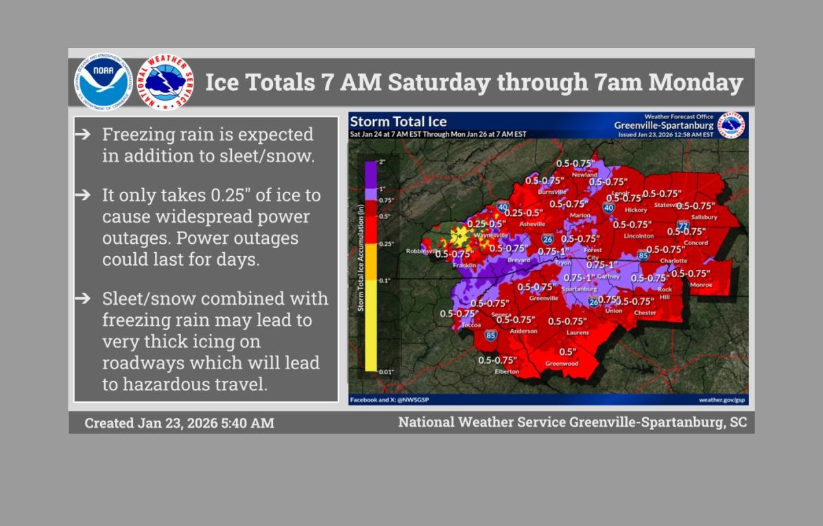 NWS Winter Storm ice totals