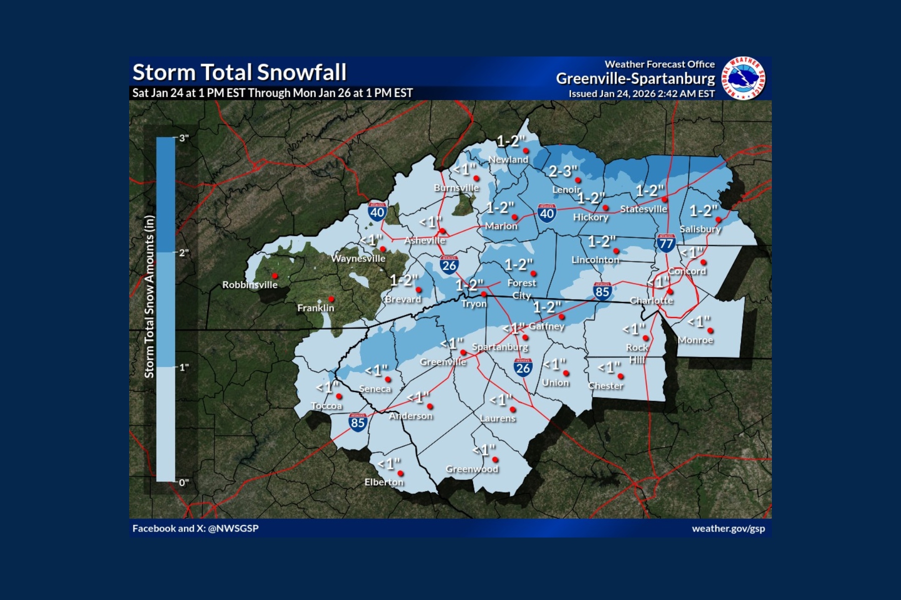 Winter Storm Fern bears down on Asheville area - Asheville's 828 News NOW