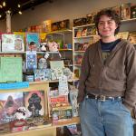 Sparky’s Toys & Gifts Miles Madonna spends the day surrounded by books, board games, puzzles and hands-on toys – an intentionally unplugged counterpoint to a childhood increasingly shaped by screens and subscriptions.