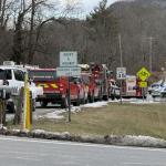 Authorities closed Yates Avenue at the intersection of Craven Hill Circle on Wednesday afternoon after a propane truck overturned, prompting temporary evacuations in the area.