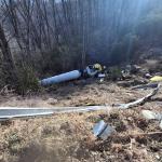 A truck crash Wednesday morning closed a stretch of U.S. 64 between Highlands and Cashiers, with the roadway expected to remain shut for up to two days.