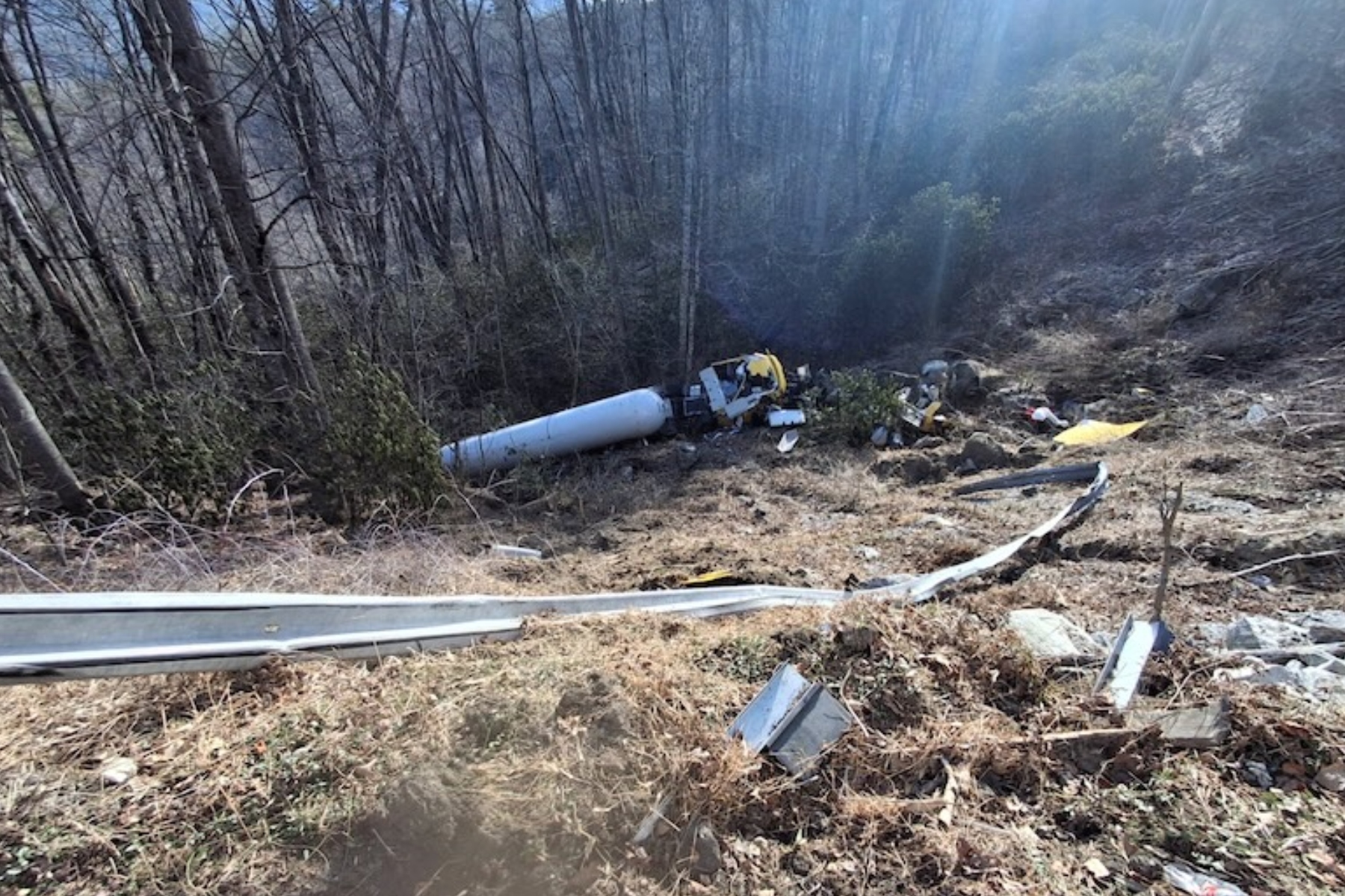 A truck crash Wednesday morning closed a stretch of U.S. 64 between Highlands and Cashiers, with the roadway expected to remain shut for up to two days.