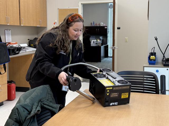 Buncombe County Crime Scene Investigator Anna Garrett