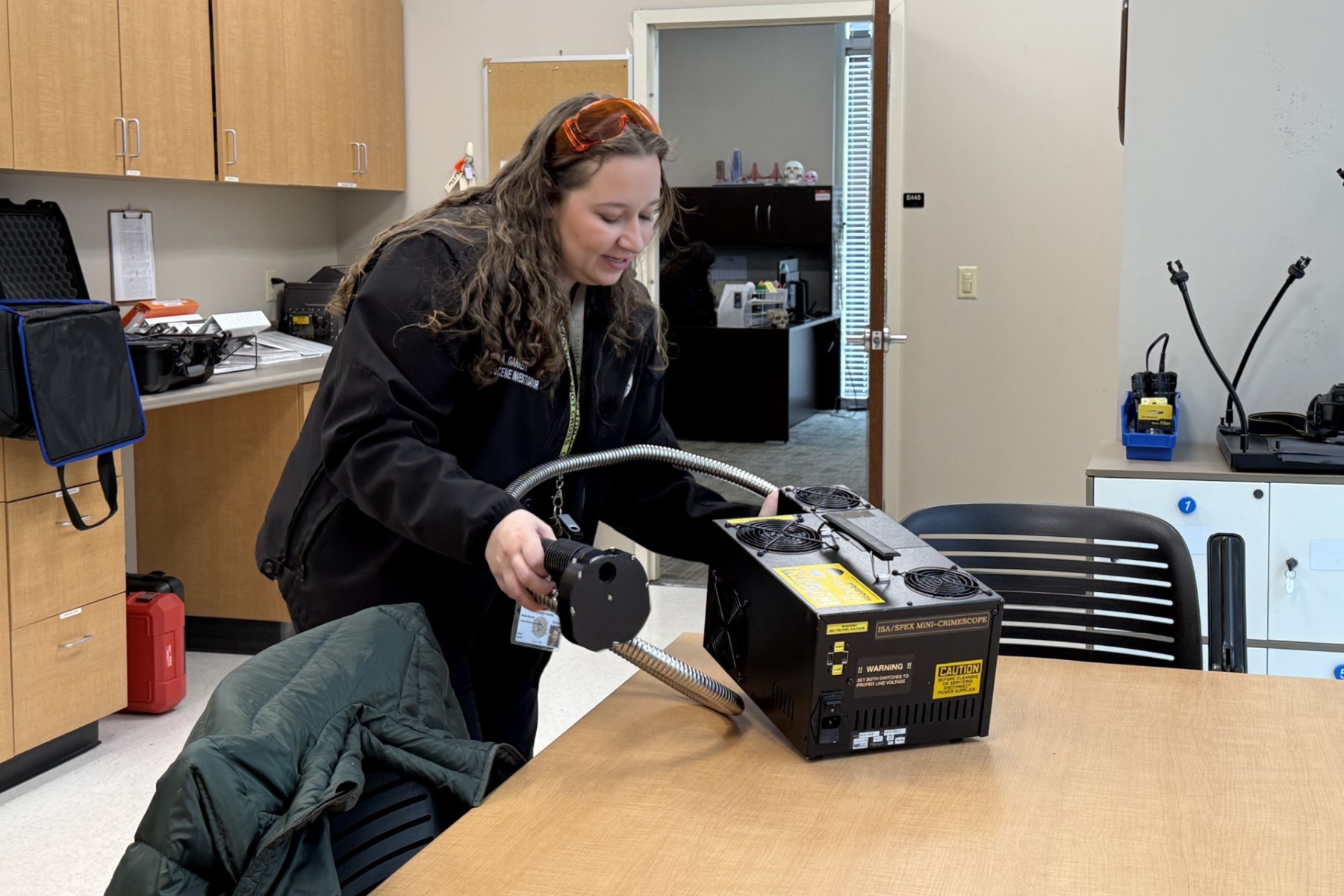 Buncombe County Crime Scene Investigator Anna Garrett