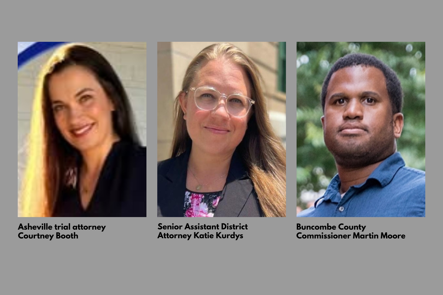 Courtney Booth, Katie Kurdys and Martin Moore