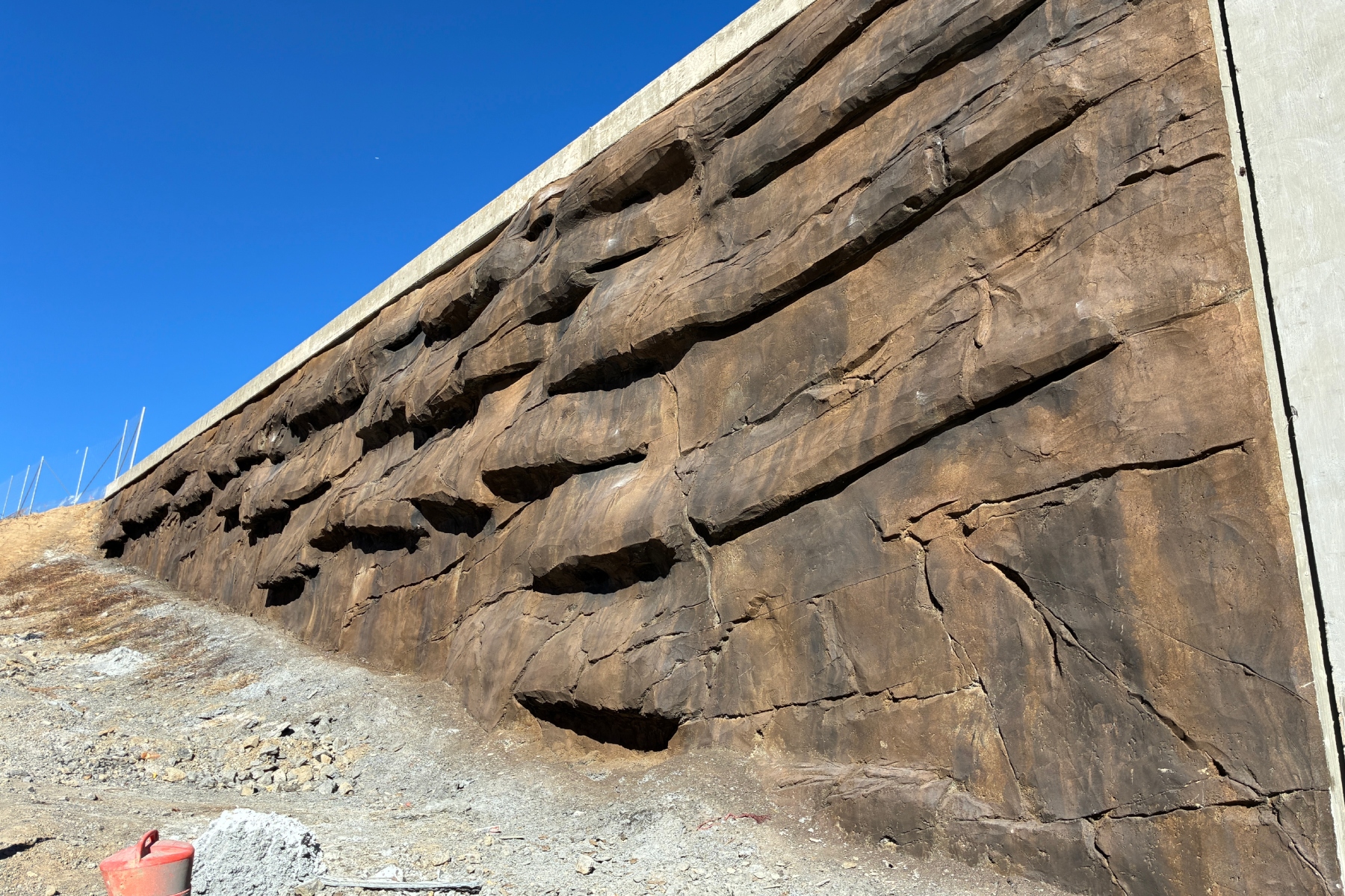 Construction crews rebuilding a bridge in the Pigeon River Gorge are also creating new bat habitat as part of a first-of-its-kind project in North Carolina.