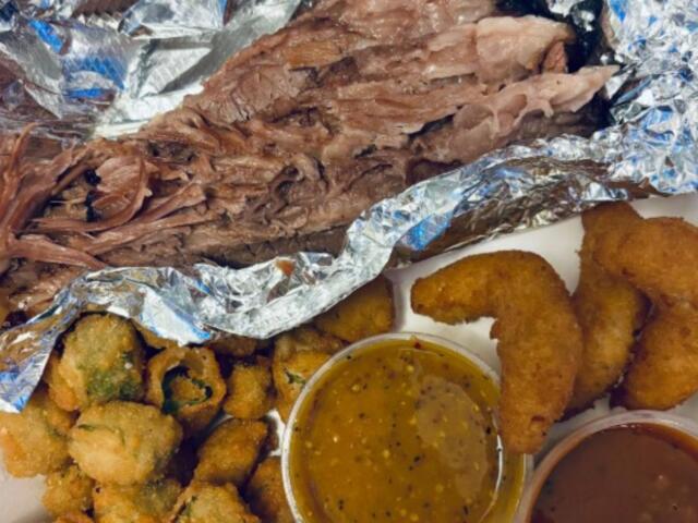 The brisket at Luella's Bar-B-Que was moist and well-smoked, and the sides pleasing.