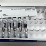 Priorix measles, mumps and rubella vaccines are prepared at Children's Minnesota on Nov. 20, 2025, in Minneapolis. (AP Photo/Devi Shastri)