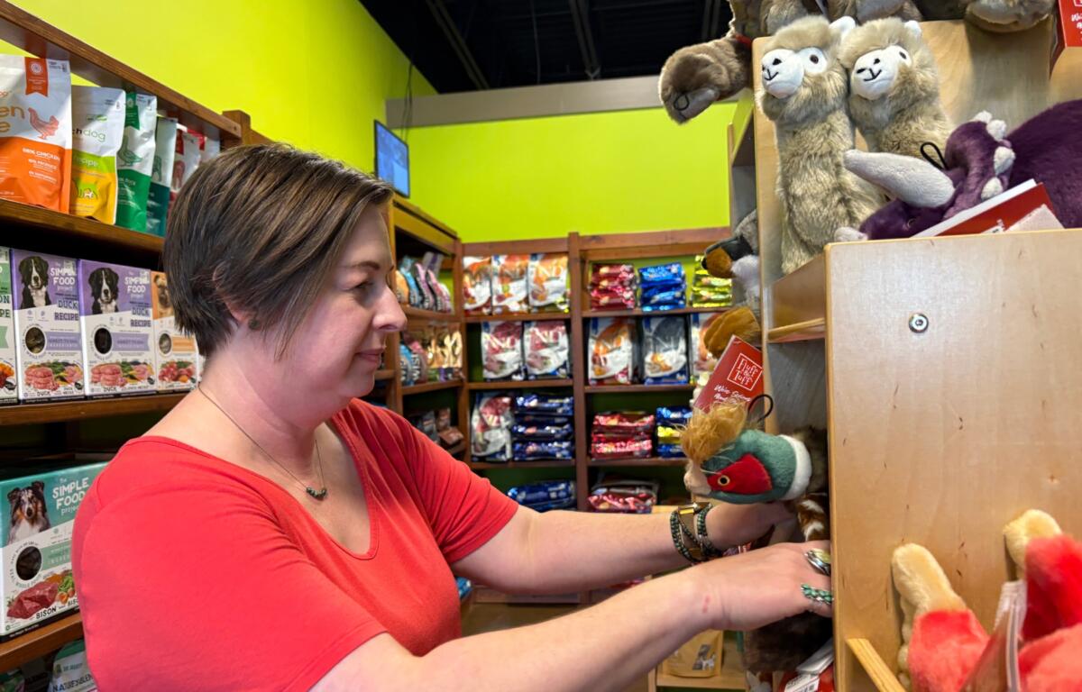 Brynn Berryman spends her days ay The Tailgait Market surrounded by pets and the people who love them.