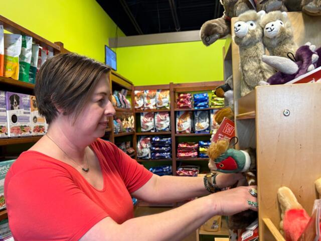 Brynn Berryman spends her days ay The Tailgait Market surrounded by pets and the people who love them.