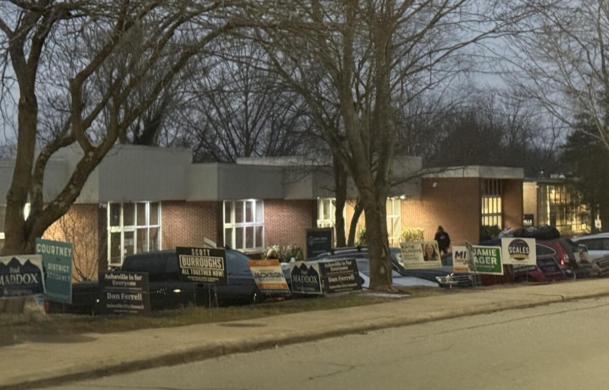 West Asheville Library polling place