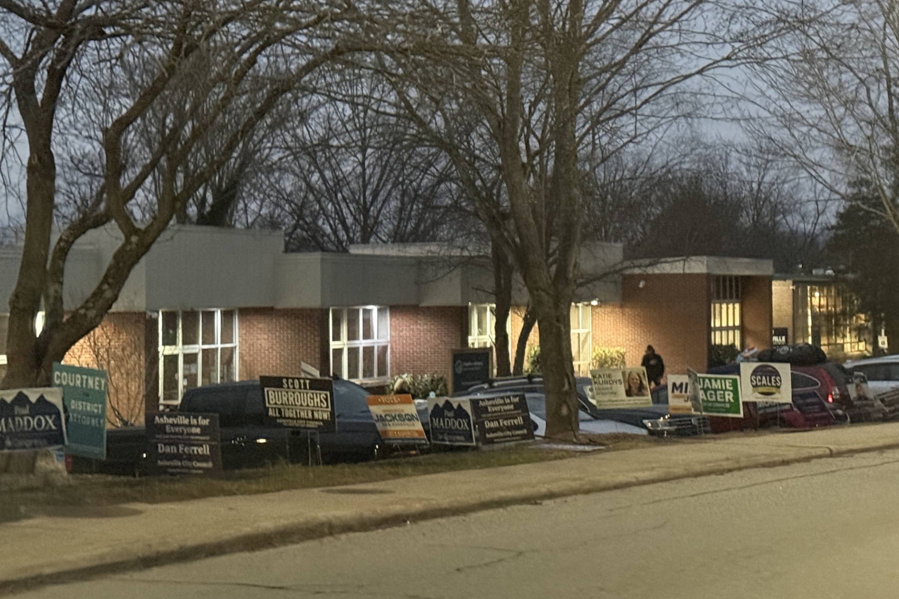 West Asheville Library polling place