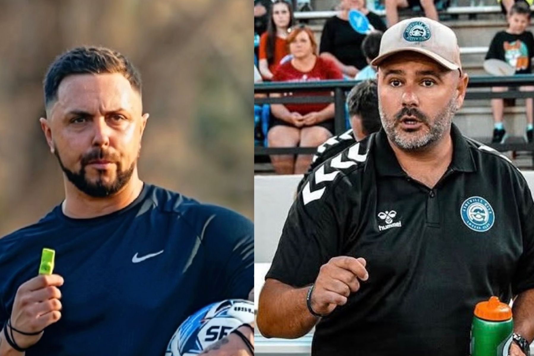 Asheville City Soccer Club names Carl Reynolds head coach of its men’s team as Scott Wells, right, moves into a sporting director role.