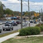 The intersection of Patton Avenue and New Leicester Highway is one of the busiest in Asheville.