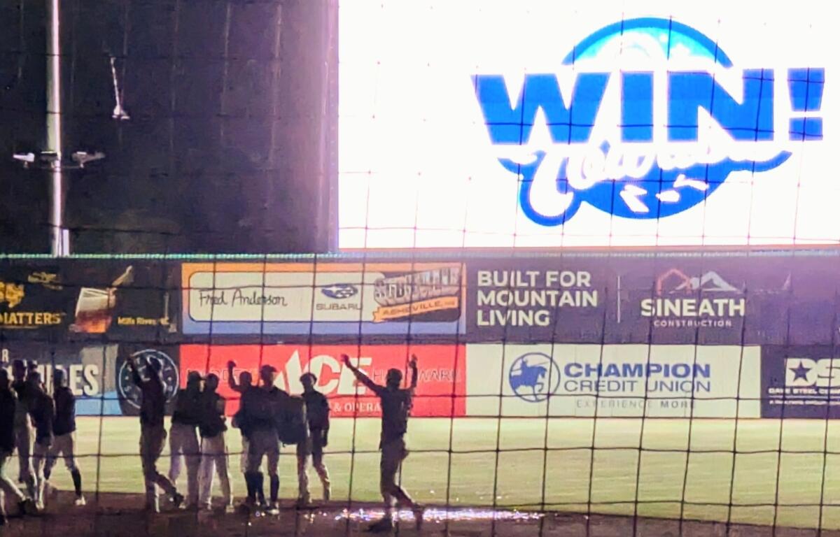 Cesar Hernandez delivered a sacrifice fly in the 10th inning to lift the Asheville Tourists to a 7-6 win over the Greenville Drive on Thursday night, giving Asheville its first home victory of the season.