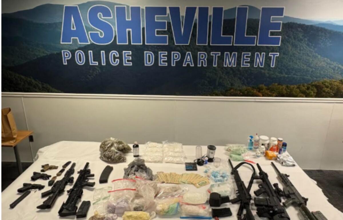 Asheville police seized about 16.865 pounds of suspected fentanyl and cocaine, along with an additional 0.86 pounds of pressed fentanyl in a recent arrest.