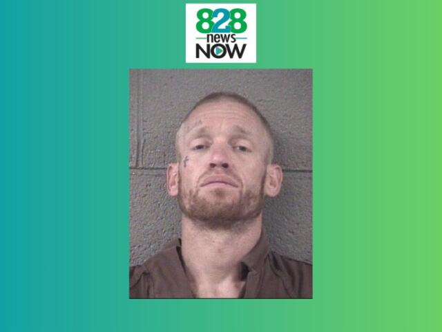 Mugshot of a man with short hair and beard against a gray cinder block wall, wearing a brown shirt; used in a news story.