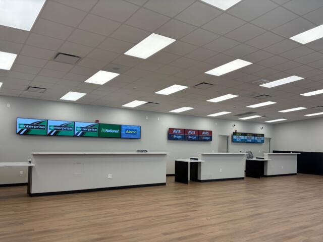 Travelers at Asheville Regional Airport will begin using new rental car counters on May 20 as part of the ongoing AVL Forward expansion project
