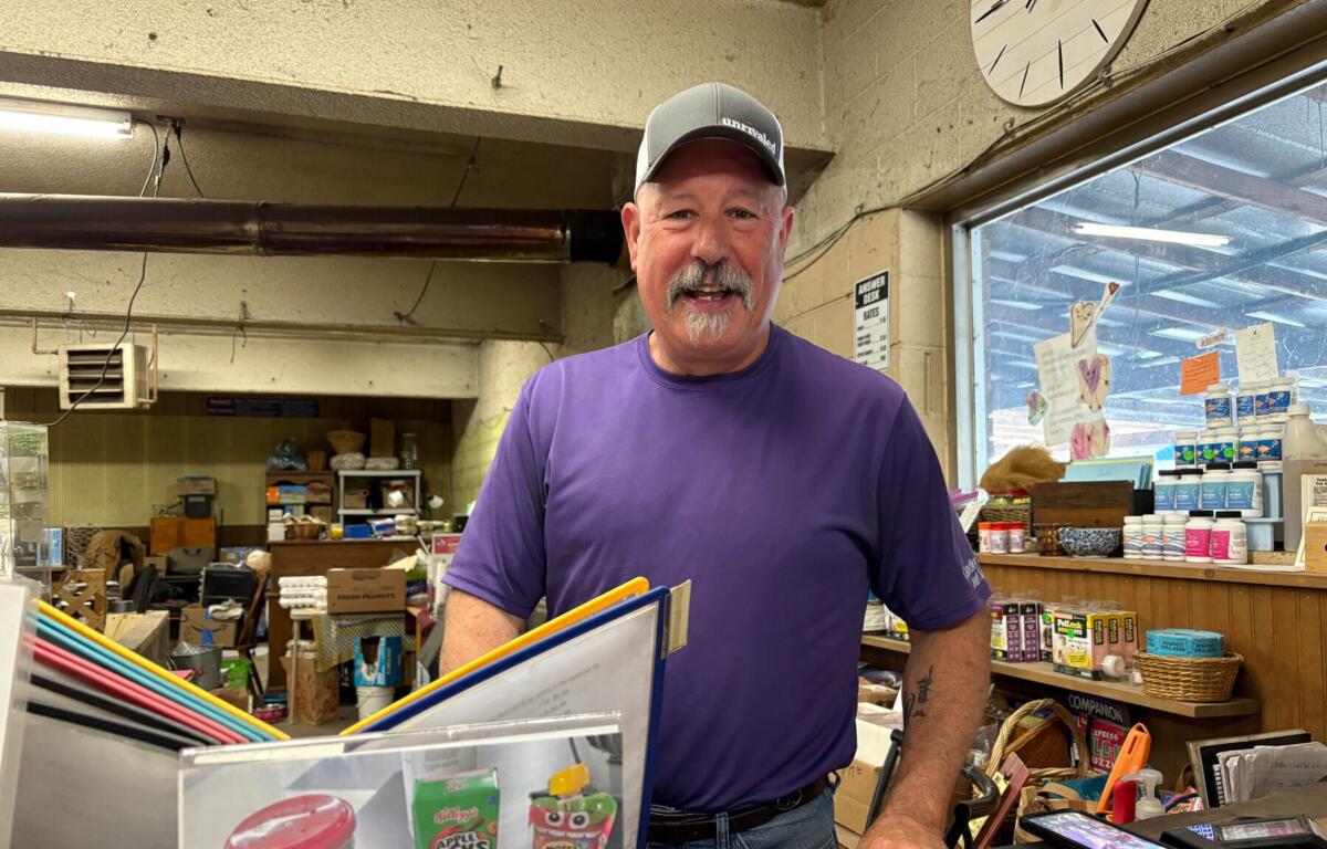 Candler Feed and Seed owner Tony Fisher
