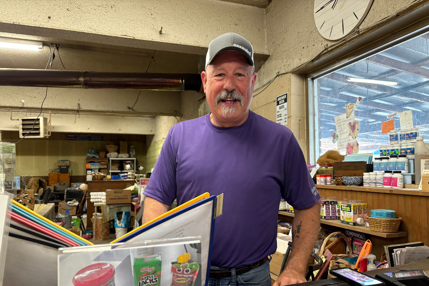 Candler Feed and Seed owner Tony Fisher