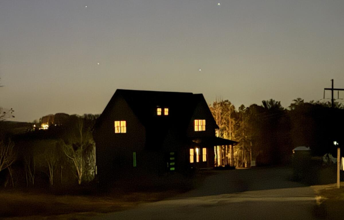 House at night