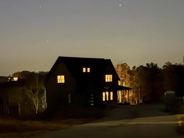 House at night