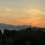 Foggy morning in Asheville