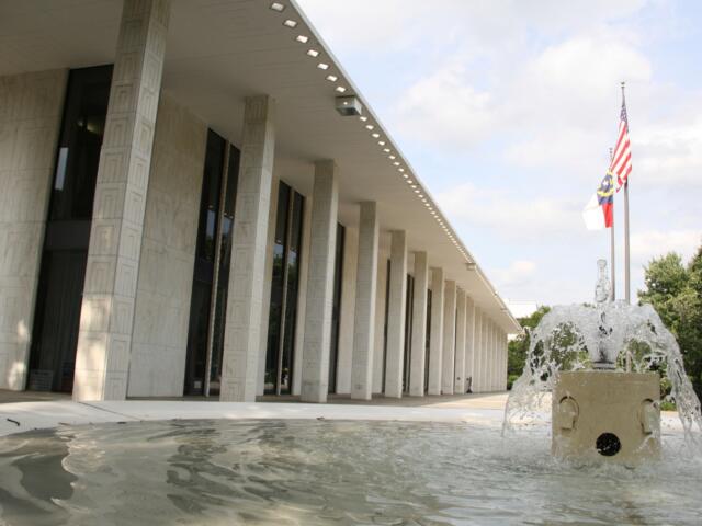 FILE - The North Carolina Legislative Building in Raleigh, N.C., is seen on June 5, 2024. (AP Photo/Makiya Seminera, File)