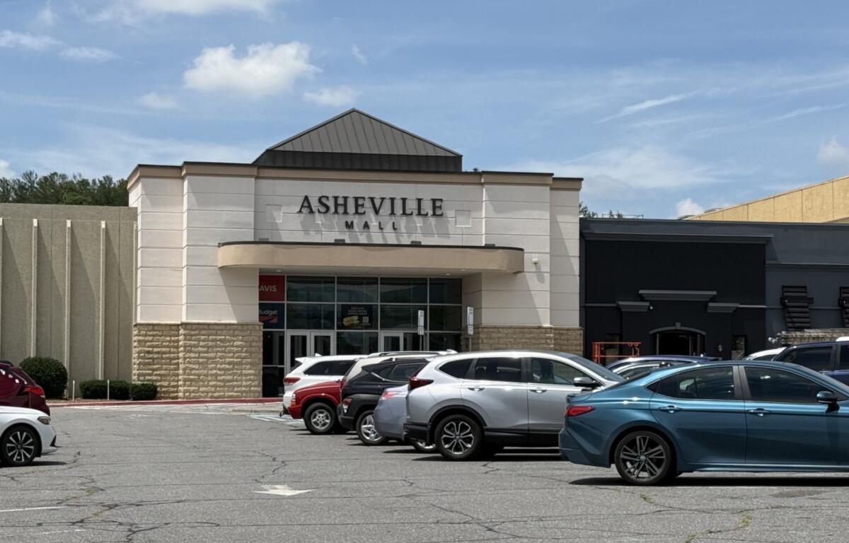The city's Planning and Zoning Commission voted 4-3 to recommend denying a request to rezone roughly 40 acres of Asheville Mall property from Urban Place back to Regional Business.