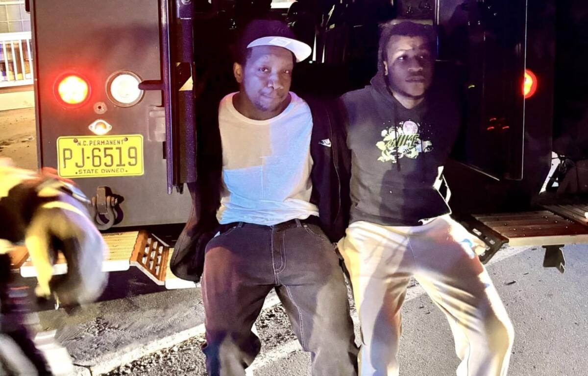 Michael Lewis Miles Jr., 33, and Lishawn Knott, 21, were taken into custody without incident around 12:20 a.m. Tuesday at a residence on Old Farm School Road in northeast Asheville