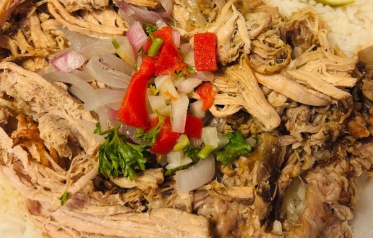 The roast pork tenderloin at Guajiro was a giant serving of some of the best pork I've ever eaten.
