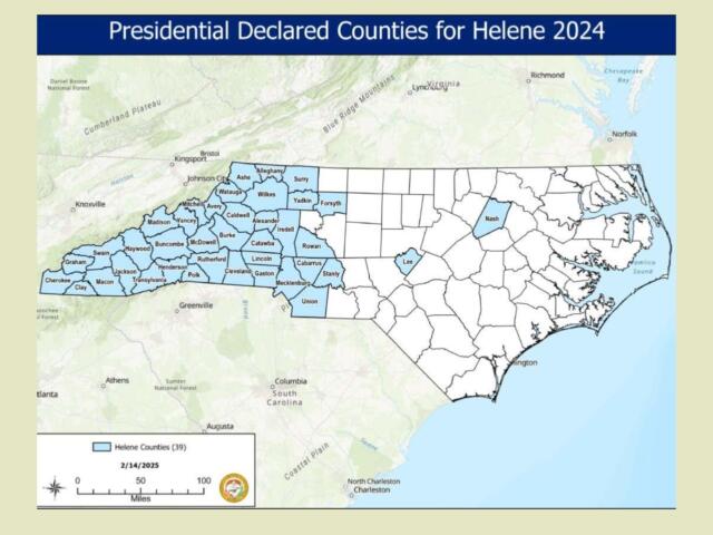 Helene counties