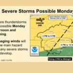 National Weather Service map