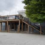 The former Boomers space in downtown Asheville is being transformed into Q-Hall, a women’s sports bar expected to open later this year.