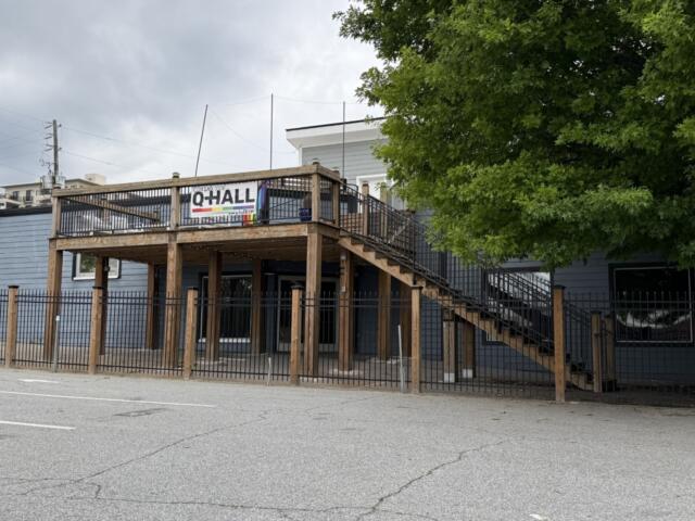 The former Boomers space in downtown Asheville is being transformed into Q-Hall, a women’s sports bar expected to open later this year.