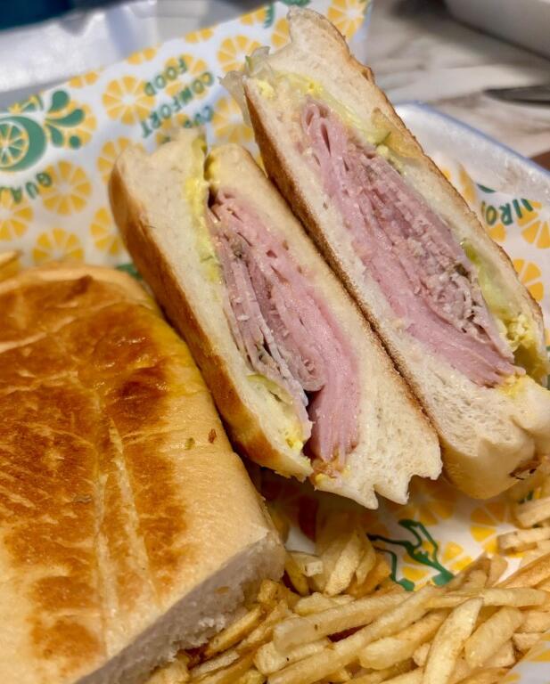 The Cuban sandwich at Guajiro was absolute perfection.