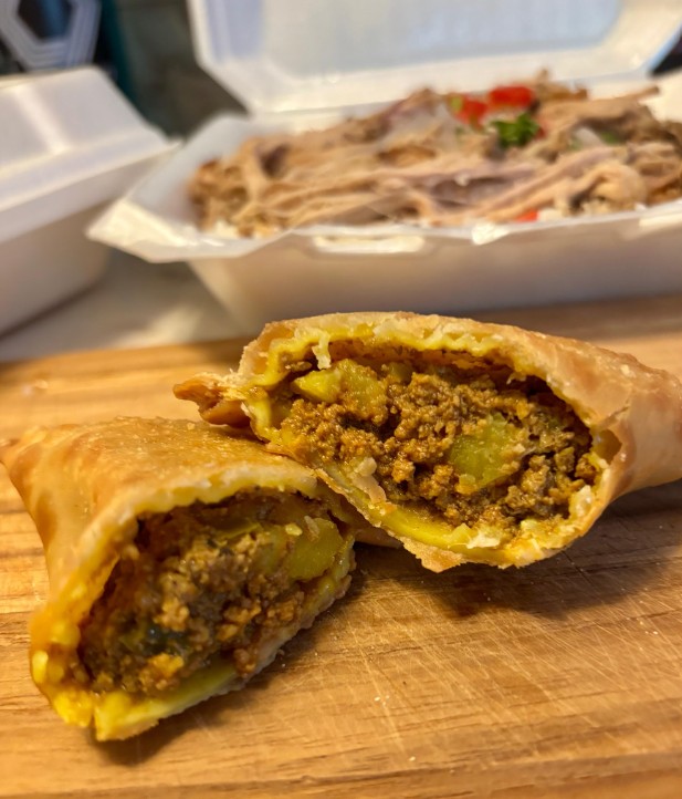The beef empanada at Guajiro was tasty and had the flakiest crust I've had in years.