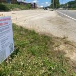 Swannanoa River Road near Britt Drive is shown on June 26, 2026, where a developer has proposed a 549-unit multifamily housing project.