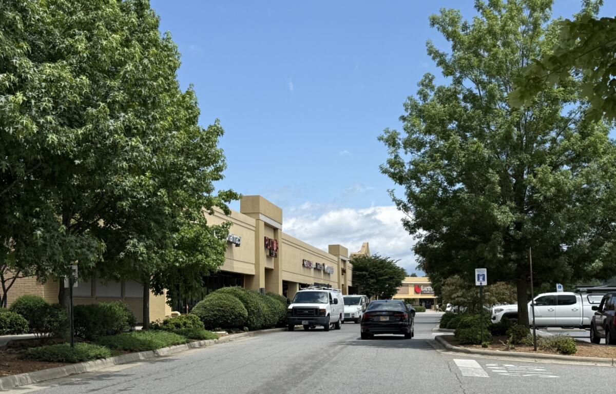 Westgate Shopping Center in Asheville is near the proposed location of a new 92-bed UNC Health hospital.
