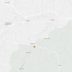 Map snippet showing roads and towns (Clyde, Canton, Bethel, Retreat, Lake Junaluska) with an orange location pin south of Bethel.