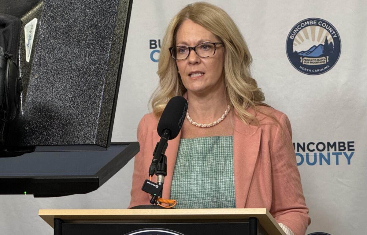 Buncombe County Board of Commissioners Chair Amanda Edwards