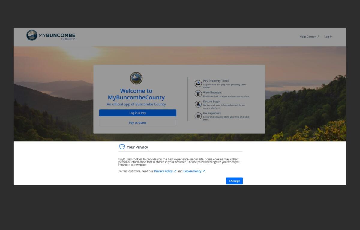 Buncombe County tax lookup