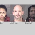 Mug shots of the three defendants sentenced this week in Buncombe County Superior Court. From left are Angel Blanding, Bryan George Coleman and Decario Davis, who received active prison sentences in separate criminal cases announced Thursday by the Buncombe County District Attorney's Office.