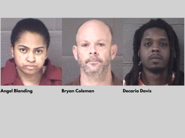 Mug shots of the three defendants sentenced this week in Buncombe County Superior Court. From left are Angel Blanding, Bryan George Coleman and Decario Davis, who received active prison sentences in separate criminal cases announced Thursday by the Buncombe County District Attorney's Office.
