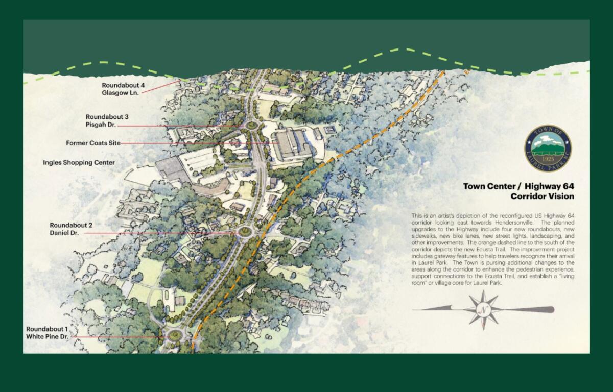 Ecusta Trail roundabout closure