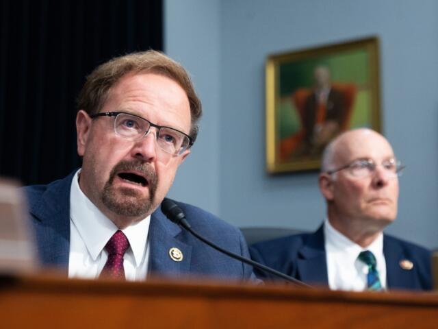 Rep. Chuck Edwards, R-N.C., asks questions following Secretary of State Marco Rubio's testimony before the House Appropriations Committee, Tuesday, June 2, 2026 in Washington. (AP Photo/Allison Robbert)