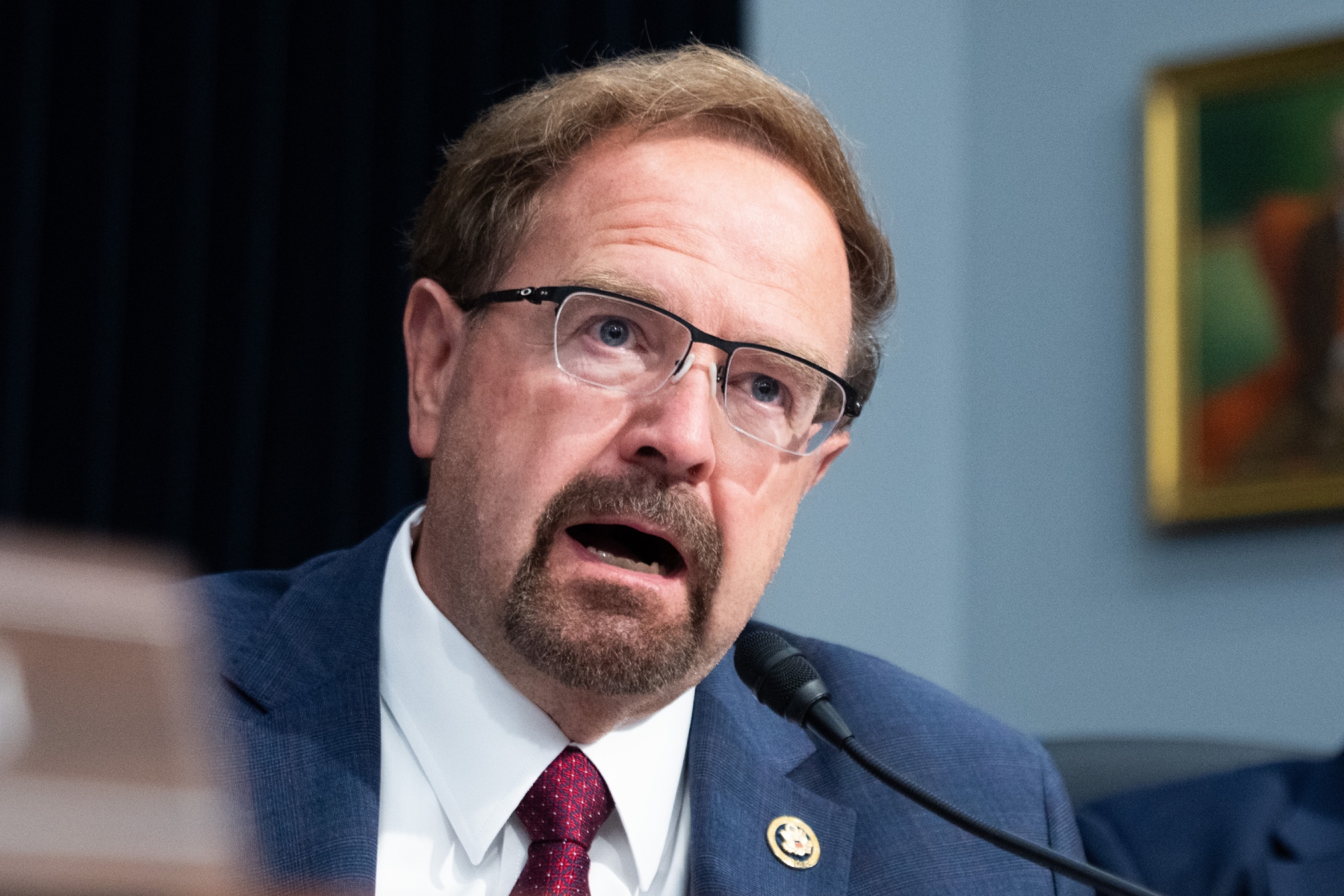 FILE - Rep. Chuck Edwards, R-N.C., asks questions before the House Appropriations Committee, June 2, 2026, in Washington. (AP Photo/Allison Robbert, File)