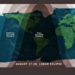 Viewing areas for the August 2026 lunar eclipse.