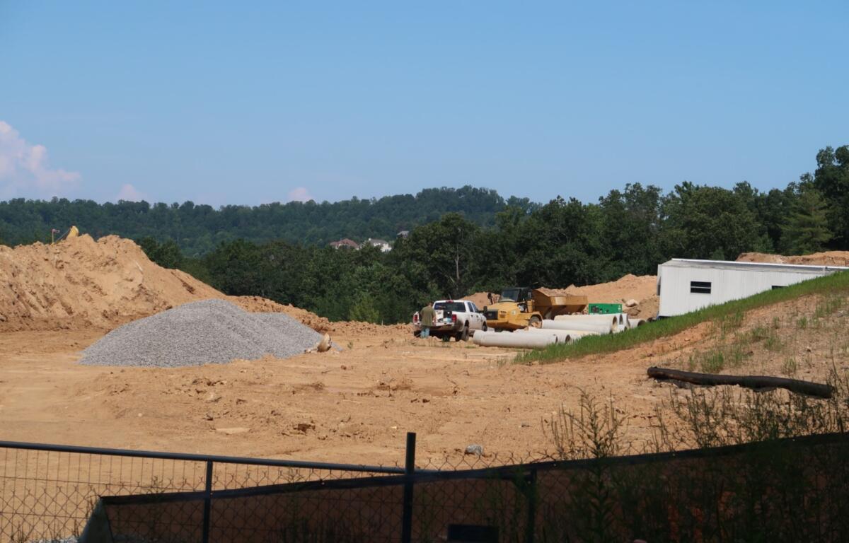 Rocky River Apartments, a $44.4 million development that will include 120 affordable rental units with 48 project-based vouchers supported by the Housing Authority of the City of Asheville, is under construction in Woodfin.