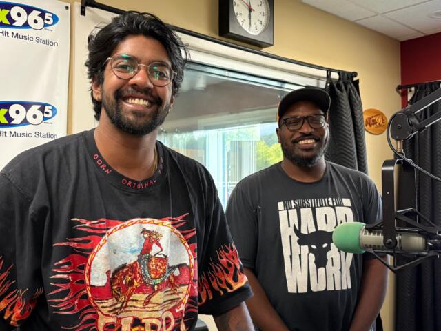 Ezra Parashar, Safe Shelter's development specialist, and Christian Chambers, the organization's executive director.